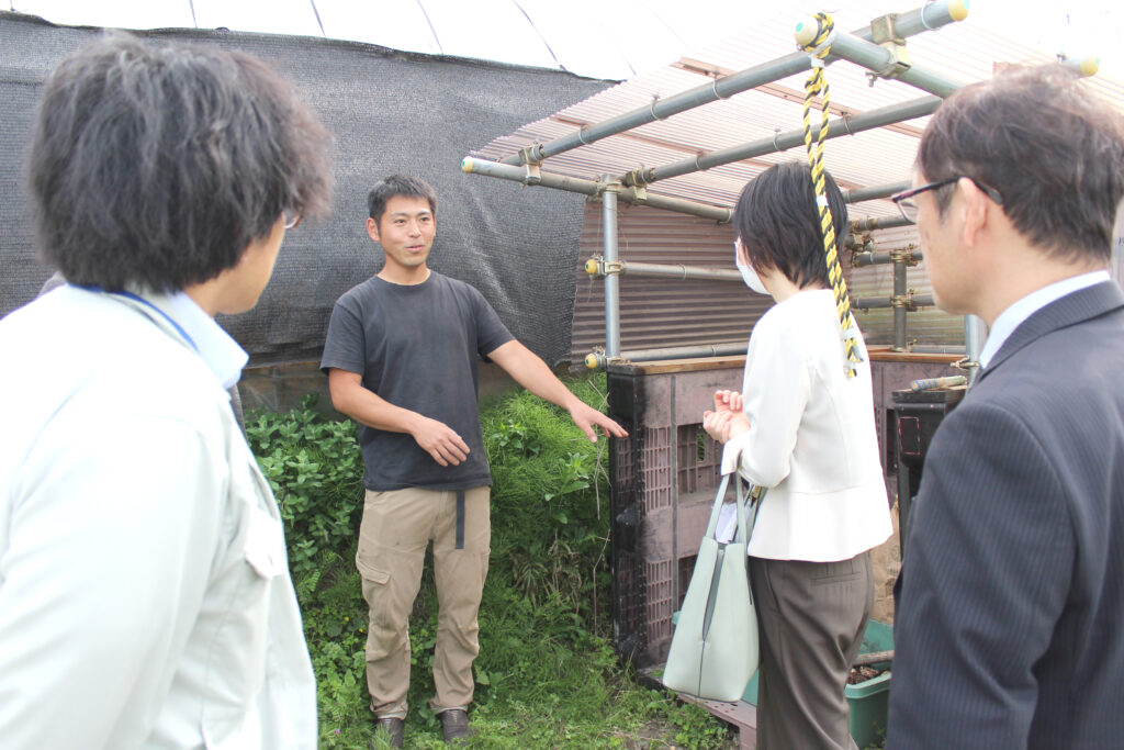 市環境事業『コンポスト』を福井県から視察