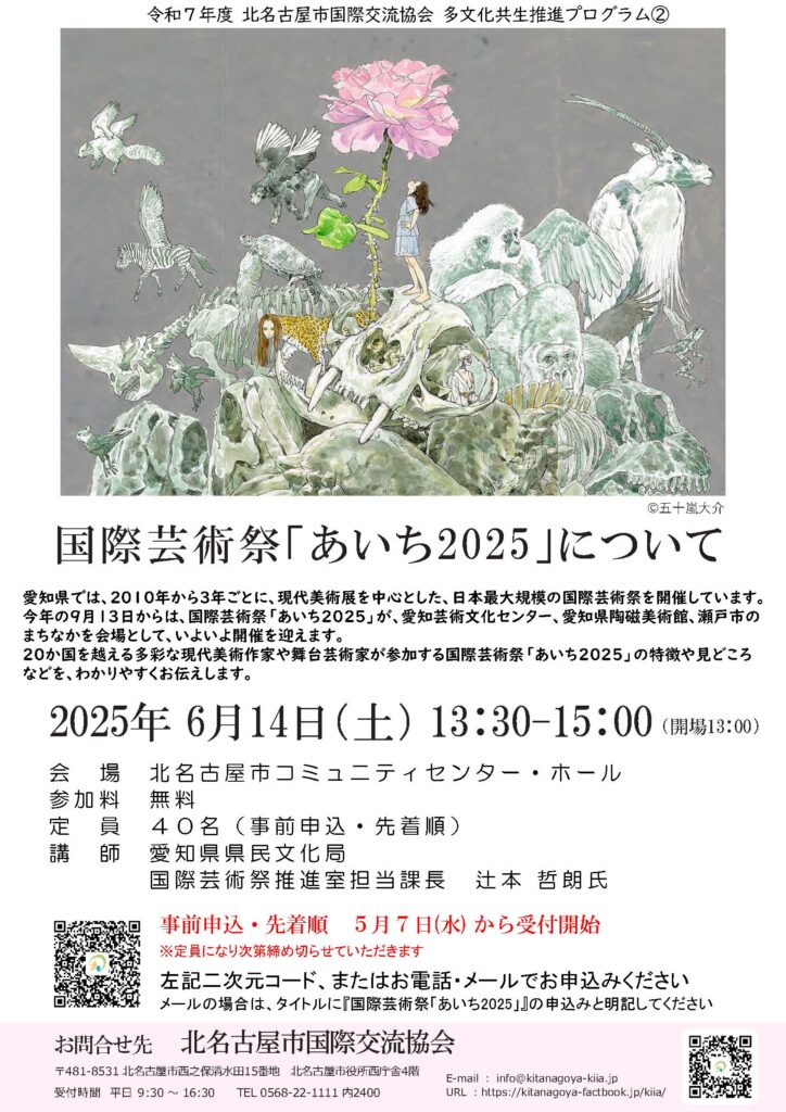 タイトル　「国際芸術祭あいち2025」を楽しもう！